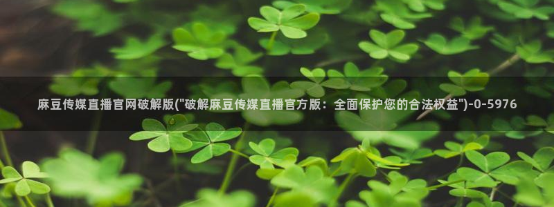 麻豆完整版整理：麻豆传媒直播官网破解版(\
