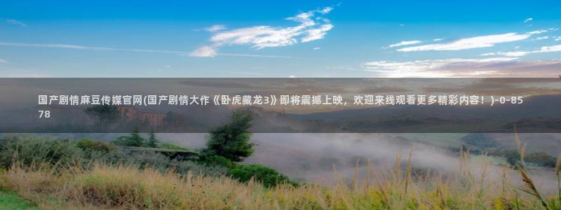麻豆精选最新：国产剧情麻豆传媒官网(国产剧情大作《卧虎藏龙3》即将震撼上映，欢迎来线观看更多精彩内容！)