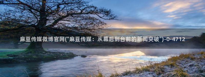 麻豆最新在线看：麻豆传媒微博官网(\